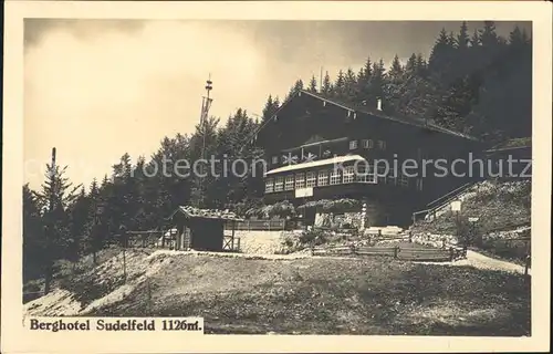 Bayrischzell Berghotel Sudelfeld Kat. Bayrischzell