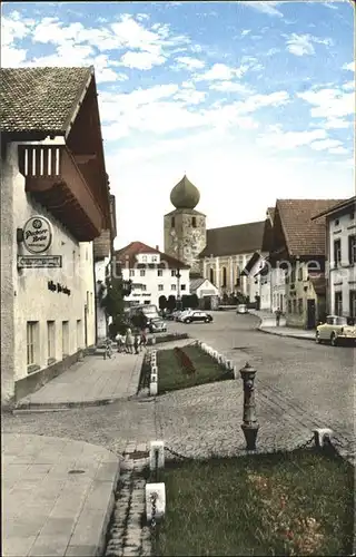 Lam Oberpfalz Marktplatz Kirche Kat. Lam