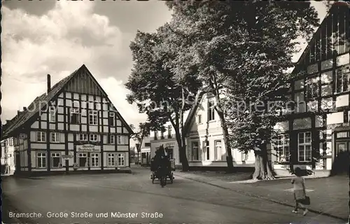 Bramsche Hase Grosse Strasse und Muenster Strasse / Bramsche /Osnabrueck LKR