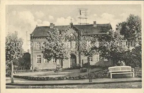 Osterburg Altmark St Georg Hospital Kat. Osterburg Altmark