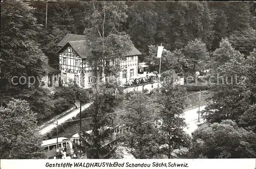 Bad Schandau Gaststaette Waldhaeusl Kat. Bad Schandau
