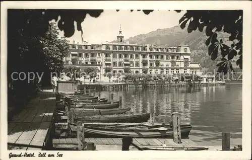 Zell See Grand Hotel Bootsliegeplatz Kat. Zell am See