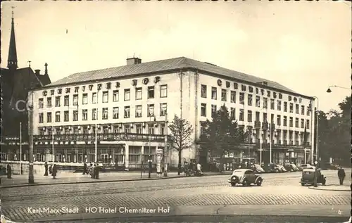 Karl Marx Stadt HO Hotel Chemnitzer Hof Kat. Chemnitz