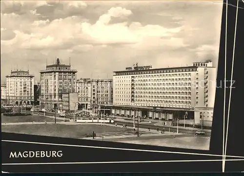 Magdeburg Otto von Guericke Strasse Hotel International Kat. Magdeburg