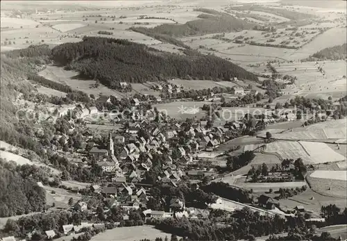 Geising Erzgebirge Blick vom Geising Kat. Geising Osterzgebirge