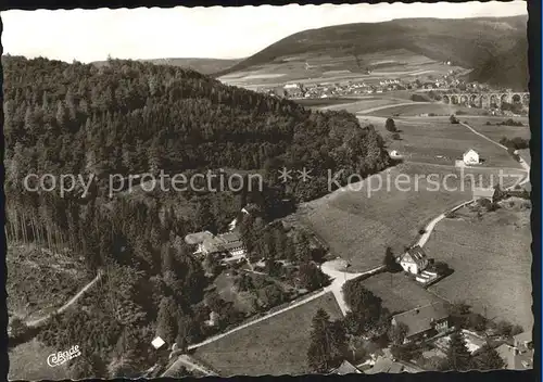 Willingen Sauerland Fliegeraufnahme Hotel Pension und Cafe Stryckhaus Kat. Willingen (Upland)