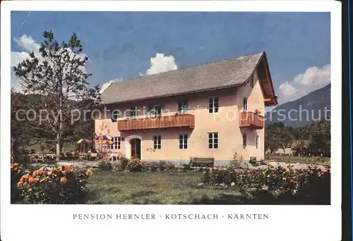 Koetschach Mauthen Kaernten Pension Hernler Kat. Koetschach Mauthen