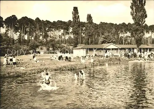 Fuerstenberg Havel Freibad am Roeblinsee Kat. Fuerstenberg