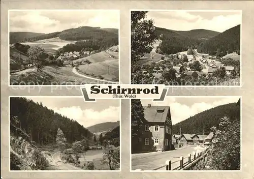 Schirnrod Panorama Orts und Teilansichten Kat. Sachsenbrunn