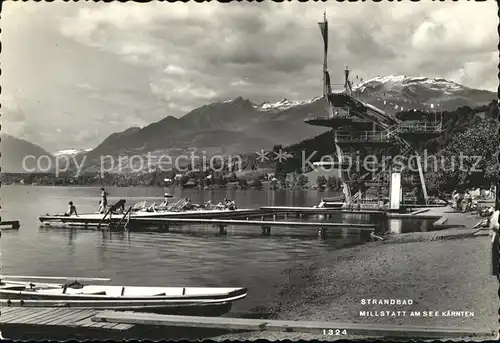 Millstatt Kaernten Strandbad Millstaettersee Kat. Millstatt Millstaetter See