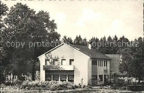 Haldem Berggasthof Wilhelmshoehe  Kat. Stemwede