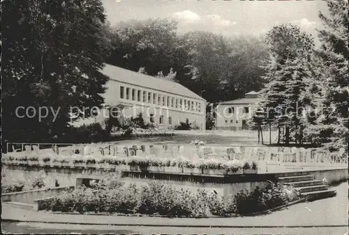 Leichlingen Rheinland Sanatorium Roderbirken Badehaus Terrasse Kat. Leichlingen (Rheinland)