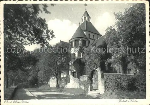 Bad Brueckenau Protestantische Kirche Kat. Bad Brueckenau