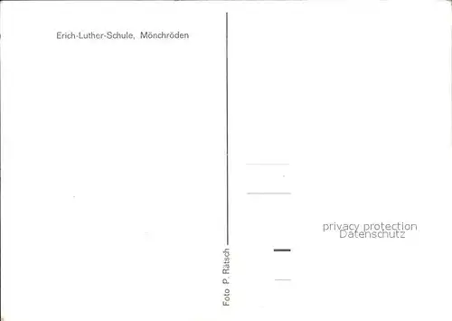 Moenchroeden Erich Luther Schule Kat. Roedental