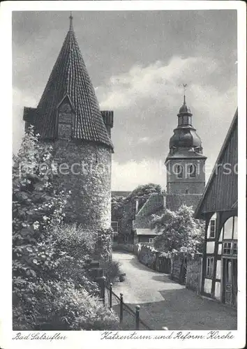 Bad Salzuflen Katzenturm Reformierte Kirche Kat. Bad Salzuflen