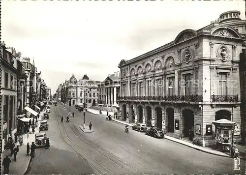 Reims Champagne Ardenne La place Myron Herrick et le Theatre Kat. Reims