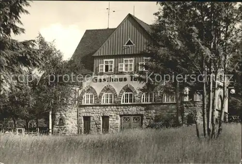 Carlsfeld Erzgebirge Gasthaus Talsperre  Kat. Eibenstock