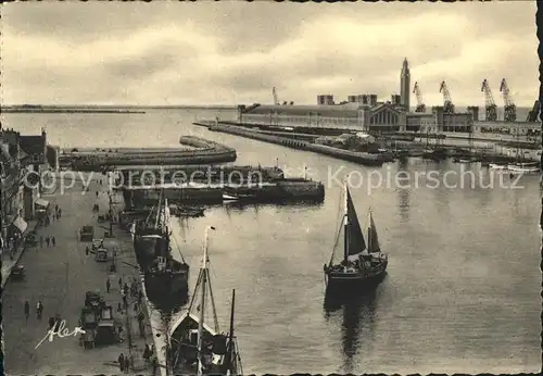 Cherbourg Octeville Basse Normandie Panorama sur Avant Port et la Gare Maritime Kat. Cherbourg Octeville