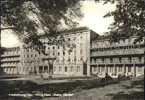 Friedrichroda FDGB Heim Walter Ulbricht  Kat. Friedrichroda