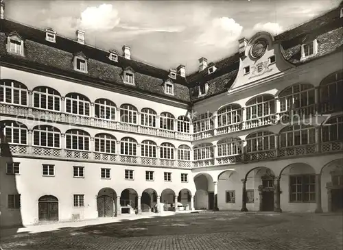 Ellwangen Jagst Schloss Hof Kat. Ellwangen (Jagst)