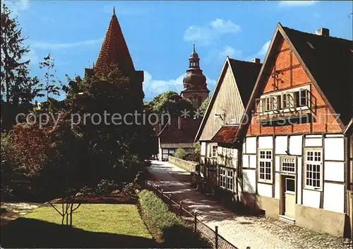 Bad Salzuflen Turmstrasse Katzenturm Reformierte Kirche  Kat. Bad Salzuflen