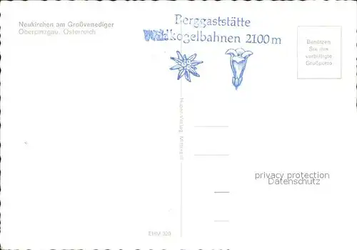 Neukirchen Grossvenediger Bergstation Wildkogelbahnen  Kat. Neukirchen am Grossvenediger