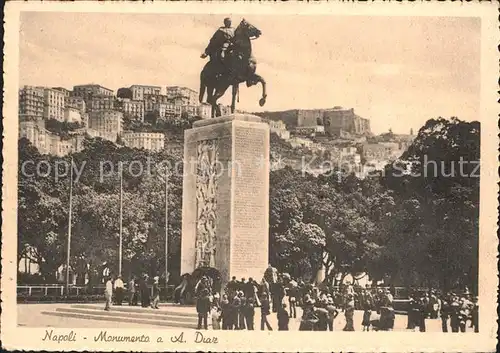 Napoli Neapel Monumento A Diaz  Kat. Napoli