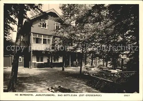 Bad Gottleuba Berggiesshuebel HO Berghotel Augustusberg Kat. Bad Gottleuba Berggiesshuebel