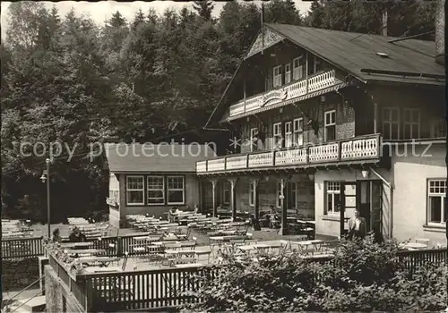 Tabarz Schweizerhaus Lauchagrund Kat. Tabarz Thueringer Wald