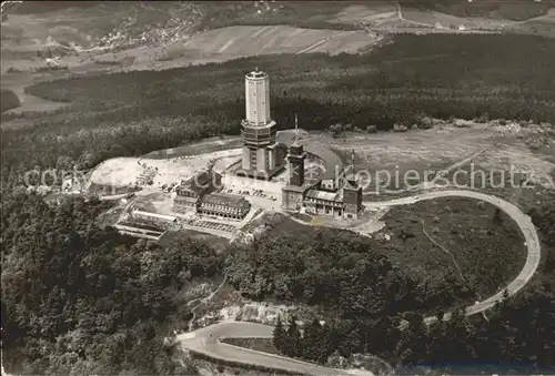 Feldberg Taunus Fliegeraufnahme Fernseh UKW Sender Aussichts Fernmeldeturm  Kat. Schmitten