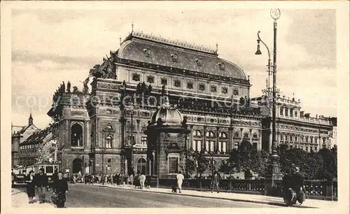 Prag Prahy Prague Nationaltheater  Kat. Praha