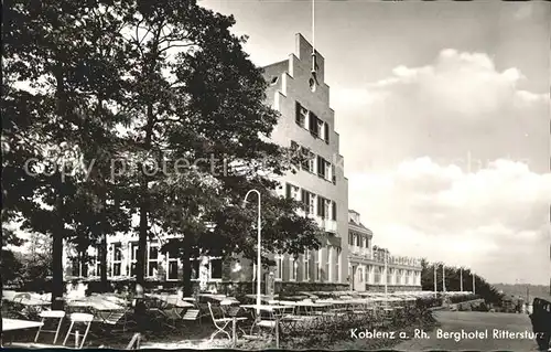 Koblenz Rhein Berghotel Rittersturz Kat. Koblenz