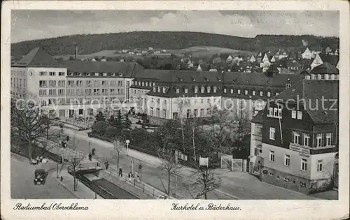 Oberschlema Erzgebirge Kurhotel Baederhaus  Kat. Bad Schlema