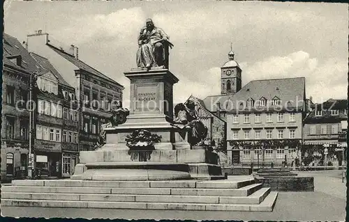 Schweinfurt Rueckert Denkmal  Kat. Schweinfurt