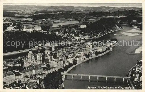 Passau Fliegeraufnahme  Kat. Passau