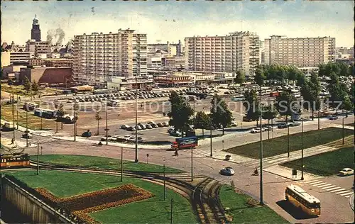 Rotterdam Teilansicht Strassenbahn Autobus Kat. Rotterdam