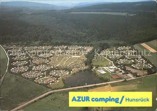 Reinsfeld Hunsrueck Azur Camping Fliegeraufnahme Kat. Reinsfeld