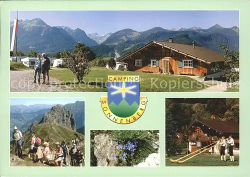 Nueziders Vorarlberg Terrassencamping Sonnenberg Kat. Nueziders