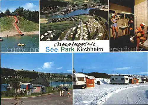 Kirchheim Hessen Campingplatz Seepark  Kat. Kirchheim