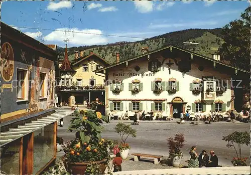 Oberammergau Hotel Alte Post Passionsdorf Kat. Oberammergau
