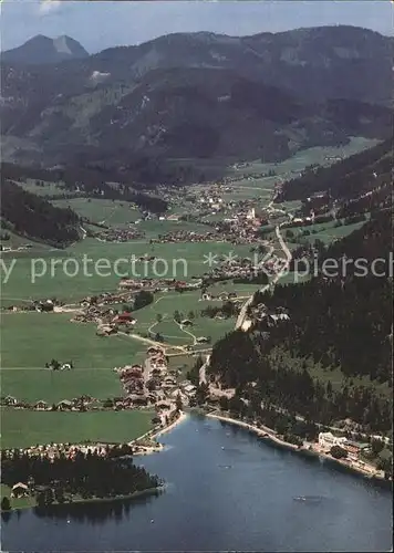 Achenkirch Fliegeraufnahme Kat. Achenkirch am Achensee