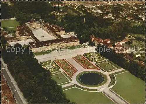 Ludwigsburg Schloss Gartenschau Bluehendes Barock Fliegeraufnahme Kat. Ludwigsburg