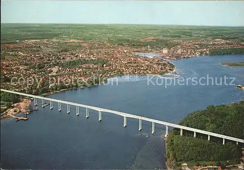 Svendborg Svendborgsund Broen Bruecke Fliegeraufnahme Kat. Svendborg