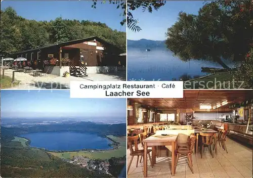 Maria Laach Glees Campingplatz Restaurant Cafe Laacher See Panorama / Glees /Ahrweiler LKR