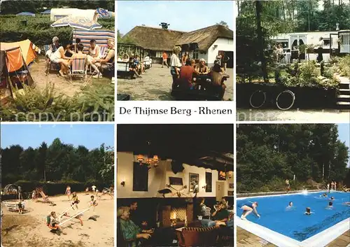 Rhenen Camping De Thijmse Berg Swimming Pool Kinderspielplatz Kat. Rhenen