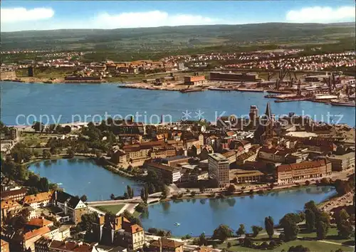 Kiel Landeshauptstadt Fliegeraufnahme Kat. Kiel