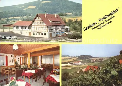 Bottenau Gasthaus Weinbergblick Schwarzwald Badische Weinstrasse Kat. Oberkirch