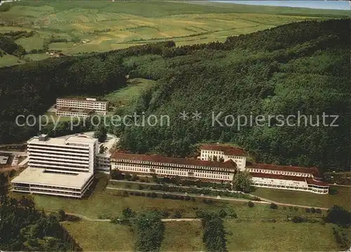 Hoexter Weser Weserberglandklinik Fliegeraufnahme Kat. Hoexter