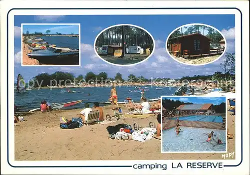 Parentis en Born Camping La Reserve Strand Schwimmbad Ferienhaus Kat. Parentis en Born