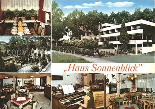 Weiterode Haus Sonnenblick Restaurant Musikzimmer Kat. Bebra